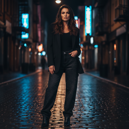 Luna Sparkle™ – Jeansowy błyszczący akcent