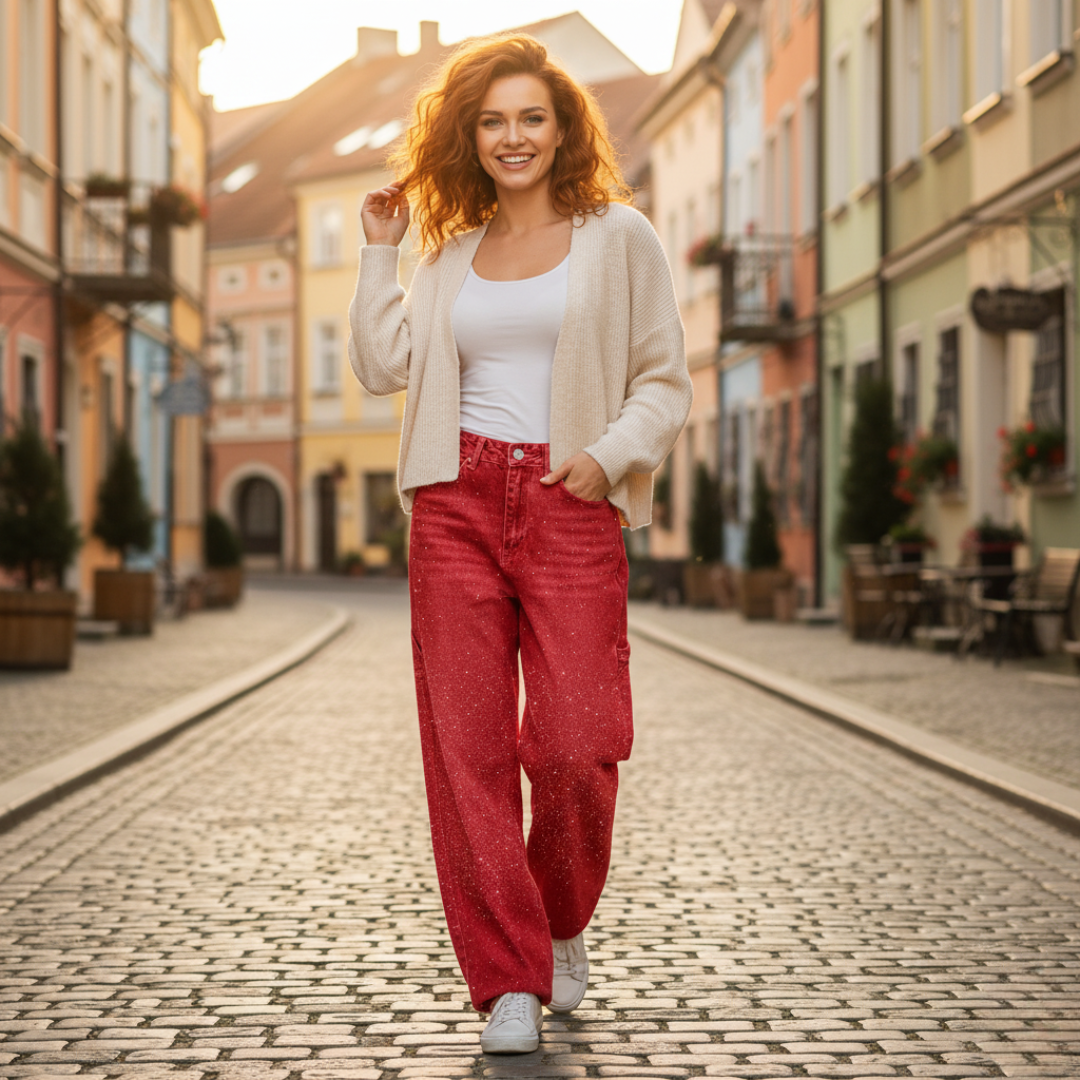 Luna Sparkle™ – Jeansowy błyszczący akcent