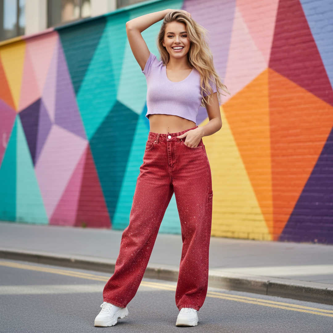 Luna Sparkle™ – Jeansowy błyszczący akcent