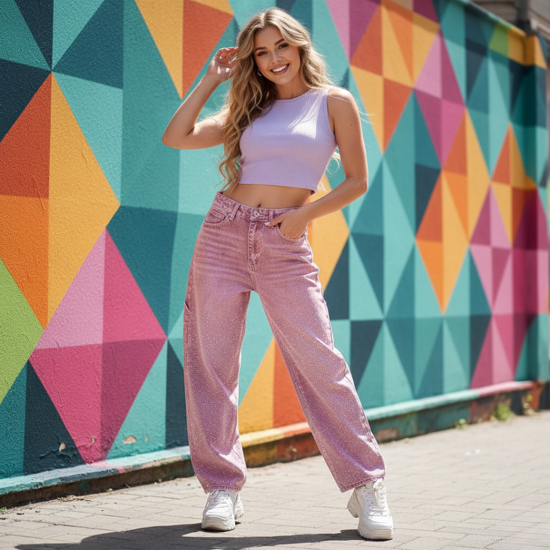 Luna Sparkle™ – Jeansowy błyszczący akcent