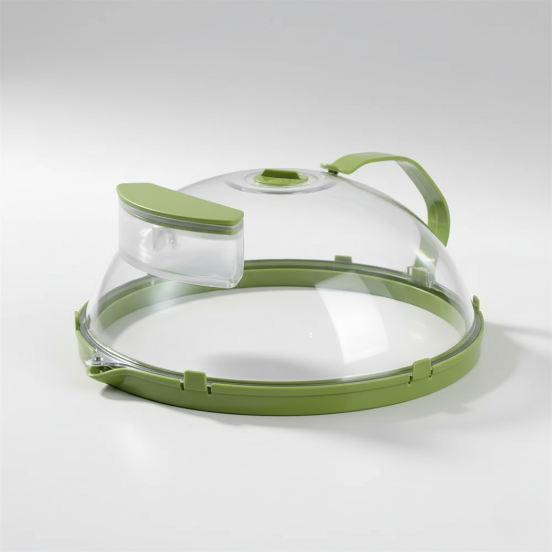 Nowoczesna pokrywka Steamify™ z Inicala.pl – przezroczysta, odporna na wysokie temperatury, idealna do codziennego podgrzewania bez rozprysków