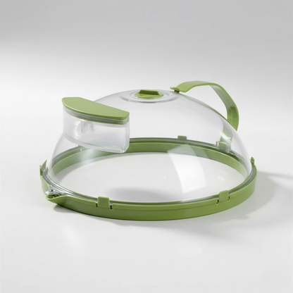 Nowoczesna pokrywka Steamify™ z Inicala.pl – przezroczysta, odporna na wysokie temperatury, idealna do codziennego podgrzewania bez rozprysków