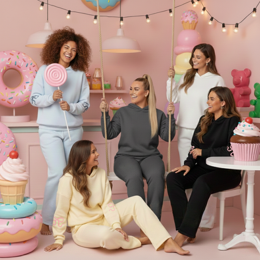 Luna™ Ribbon Tracksuit – Miękki komfort, dziewczęcy twist