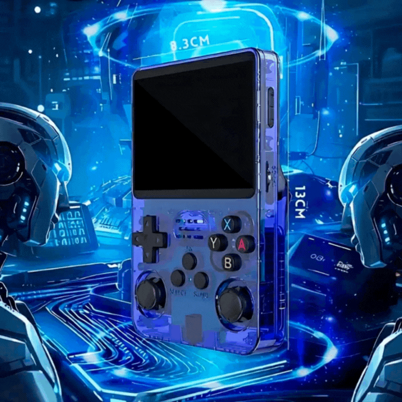 PixelPlay™ Legends z Inicala.pl. Kieszonkowa konsola retro do gry offline. 20 000+ gier. Plug and play. 64 GB lub 128 GB.