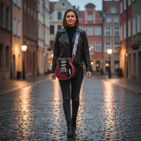 Bordeaux Anthem – bordowo-czarna